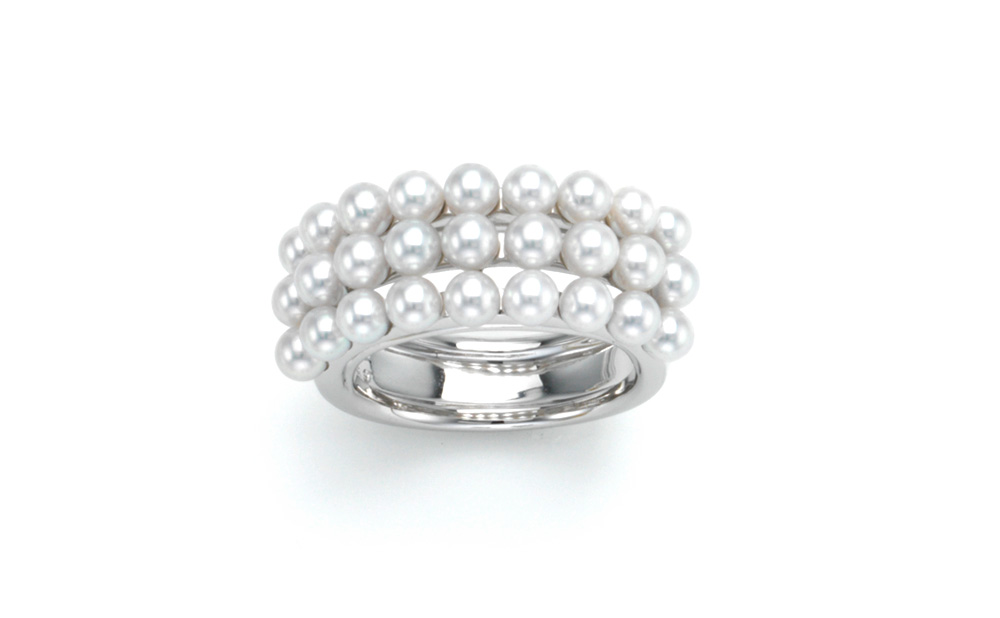 K-line / Ring / Pt950 / Akoya Cultured pearls
