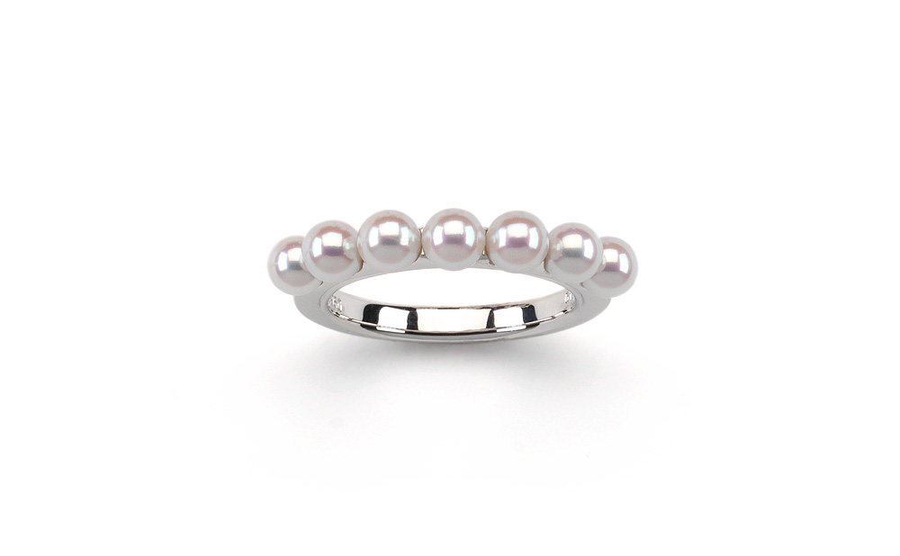 K-line / Ring / Pt950 / Akoya Cultured pearls