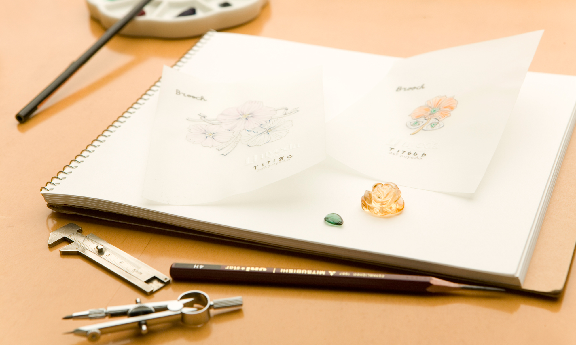 Uyeda Jeweller Design Sketch