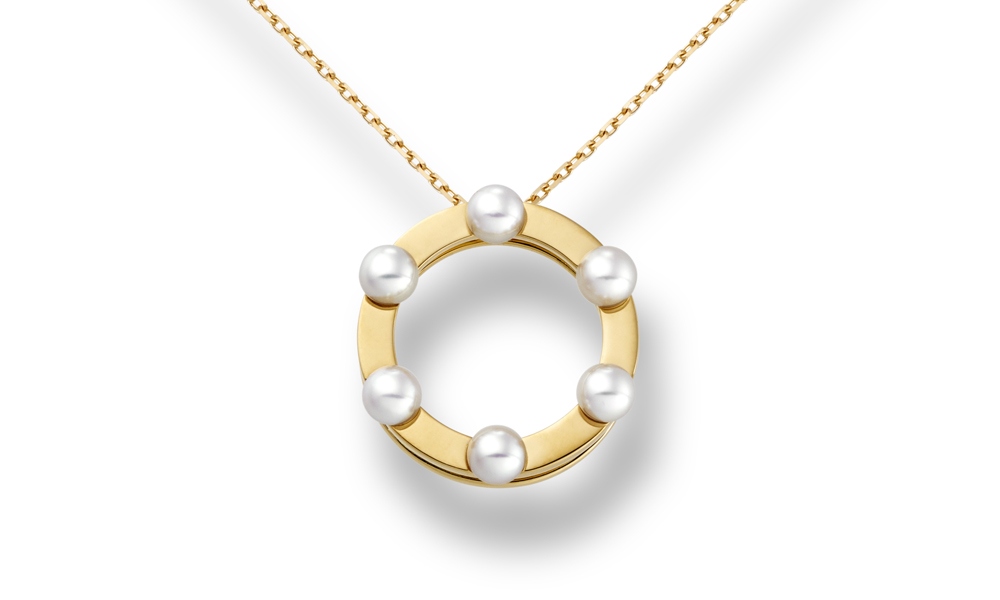 U-line / Pendant / K18 / Akoya Cultured pearls